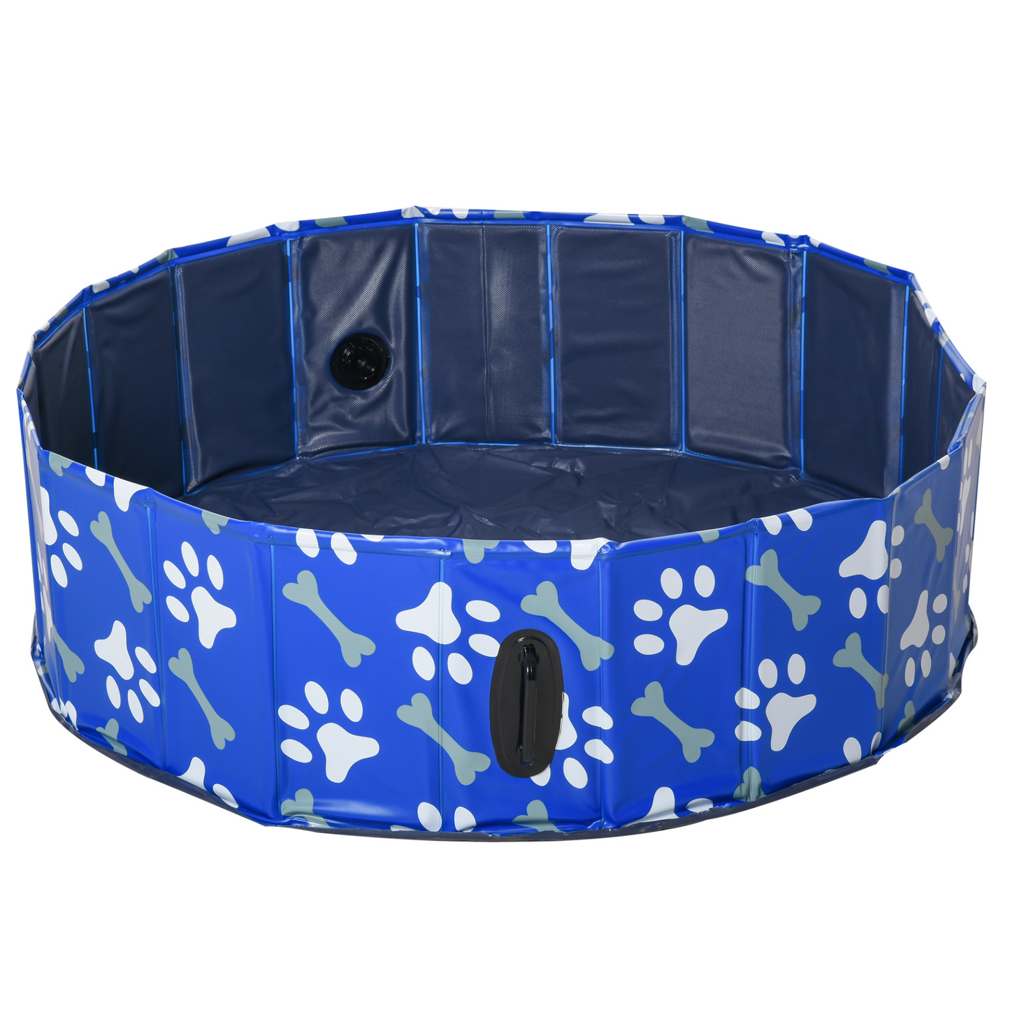 PawHut Foldable Dog Paddling Pool Pet Cat Swimming Pool Indoor/Outdoor Collapsible Bathing Tub Shower Tub Puppy