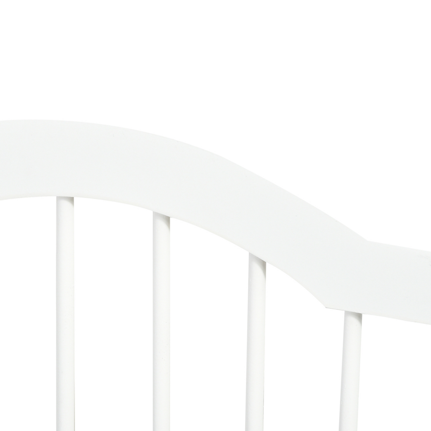 PawHut Freestanding Pet Gate Wooden Dog Gate with Support Feet Foldable Pet Fence Safety Barrier for the House Doorway Stairs White