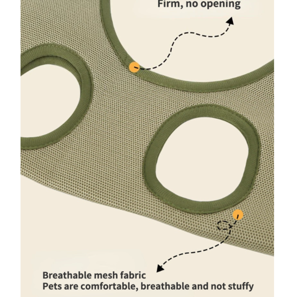 Cat Grooming Restraint Bag with Hammock – Stress-Free Grooming for Your Feline Friend