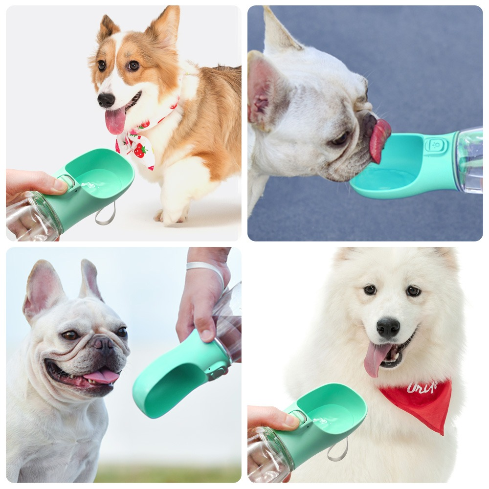 Outdoor Pet Feeder & Water Dispenser – Travel Water Bottle for Dogs and Cats