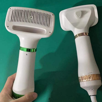 Pet Hair Dryer & Hot Air Comb – All-in-One Dog Grooming Tool