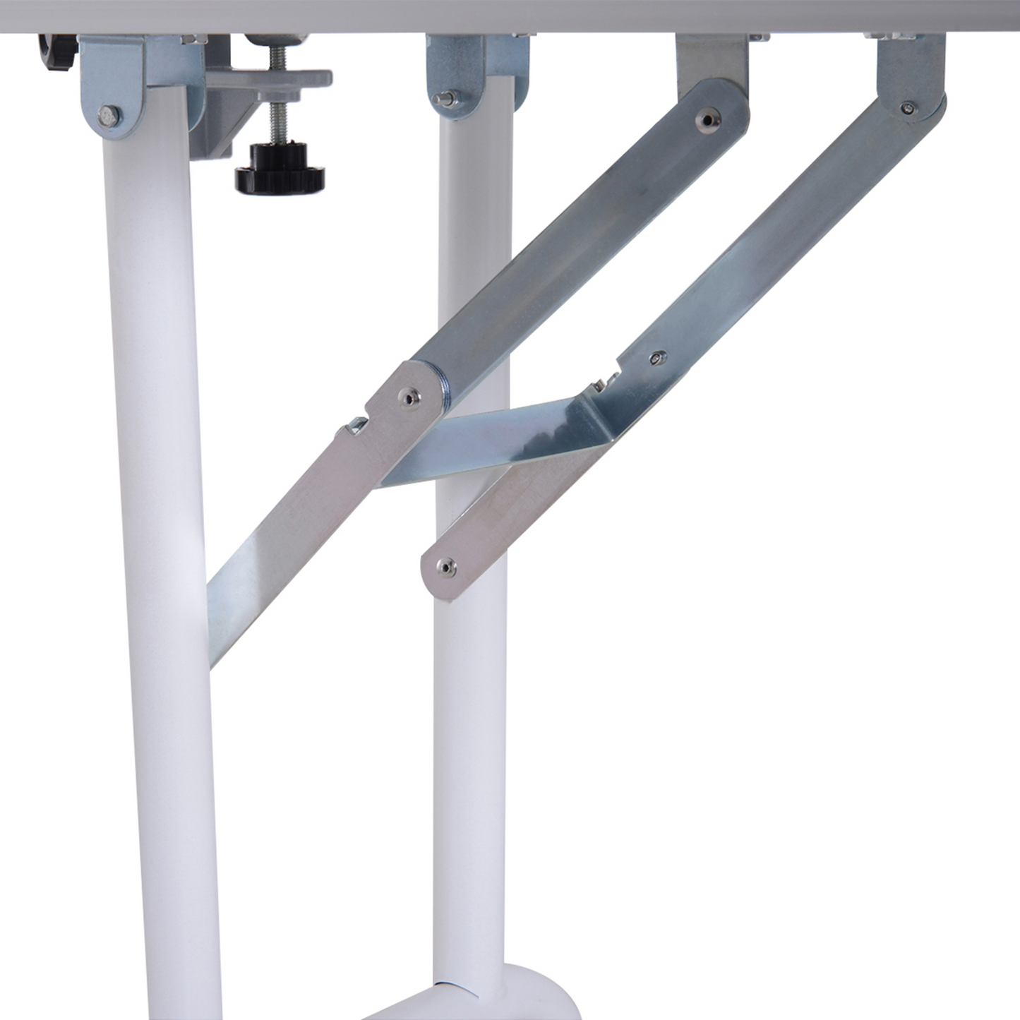 PawHut Foldable Dog Grooming Table Adjustable Fixed Arm Rubber Top for Small Dogs 81 x 49 x 80 cm