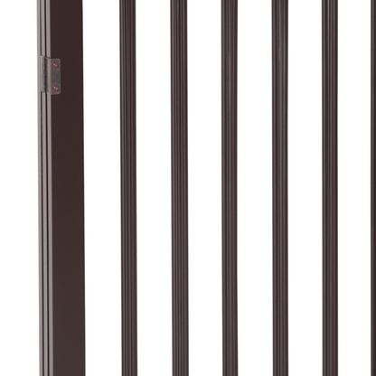 PawHut Folding 3 Panel Pet Gate Wooden Foldable Dog Fence Indoor Free Standing Safety Gate Portable Separation Pet Barrier Guard