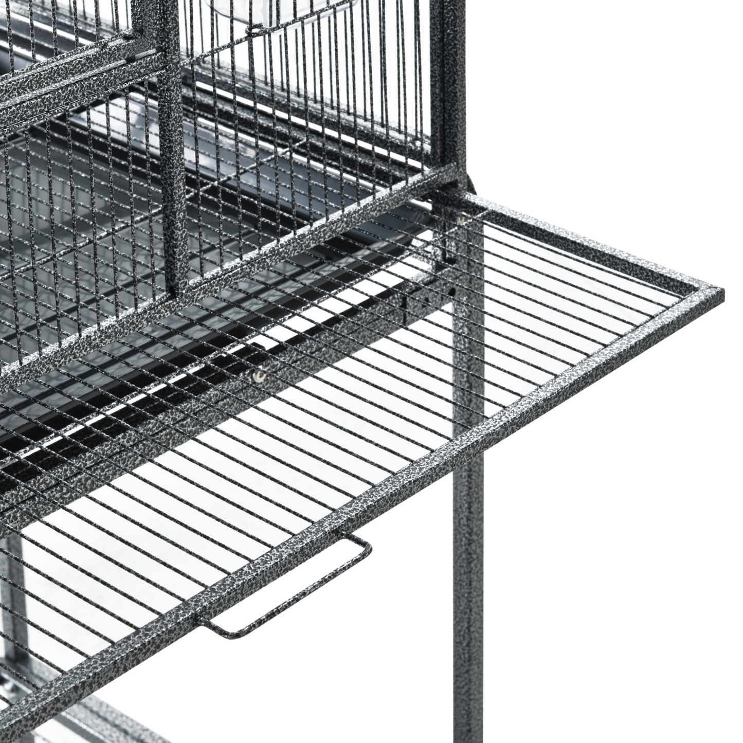 PawHut Bird Cage Canary Cages for Parakeet with Detachable Rolling Stand