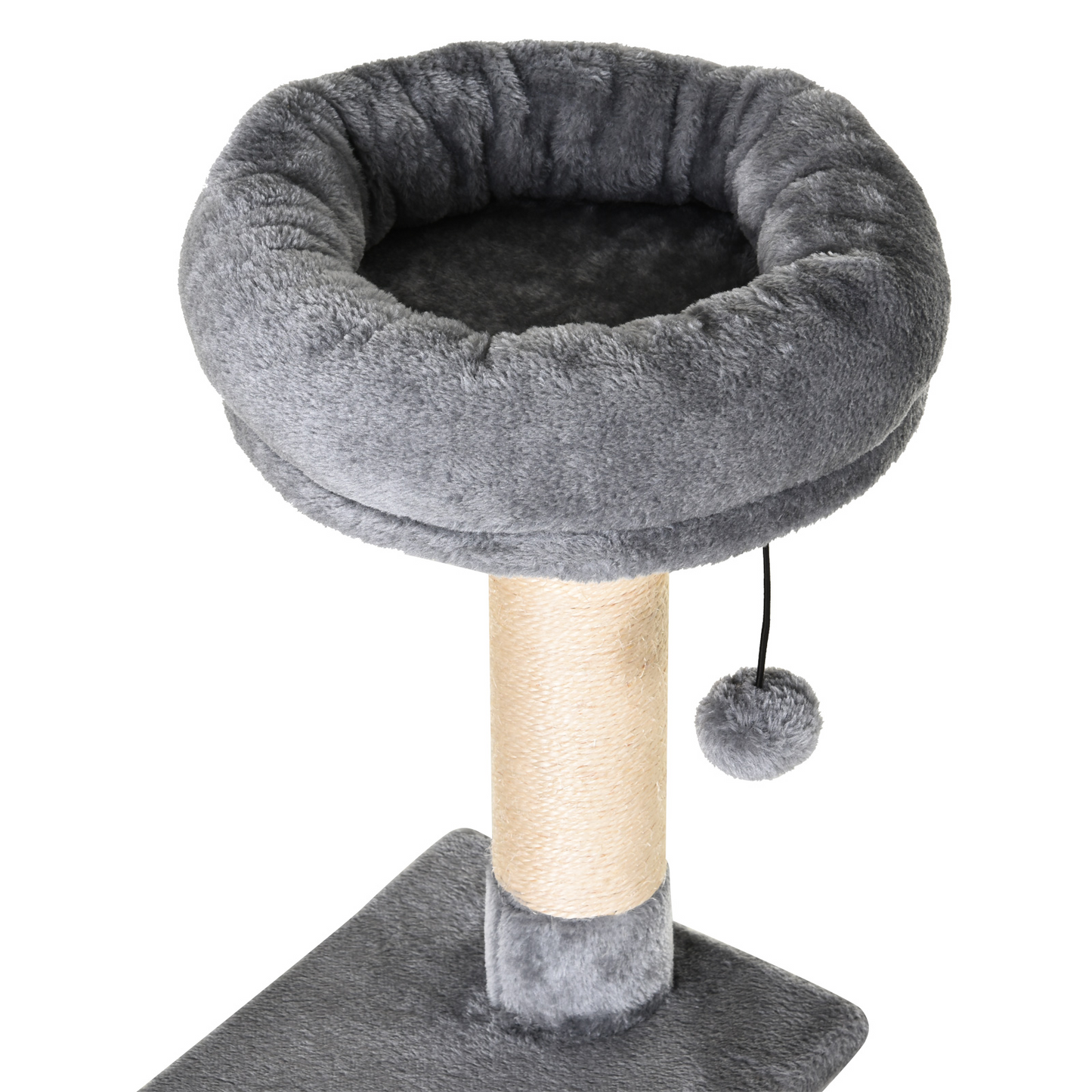 PawHut Cat Tree for Indoor Cats Condo Tower Multi-level Height 150CM  Kittens Activity Stand House with Toys & Various Scratching Posts