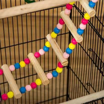 PawHut Cage with Toy & Tray