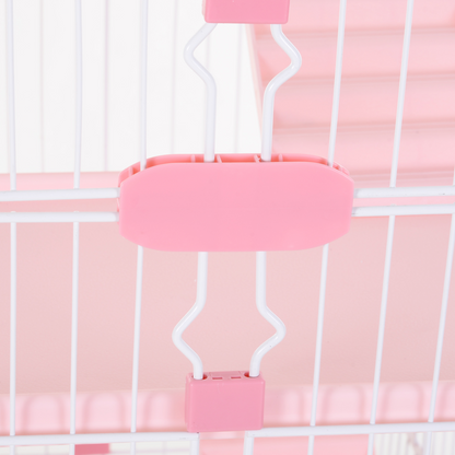 PawHut 6-Level Small Animal Cage & Indoor Bunny House