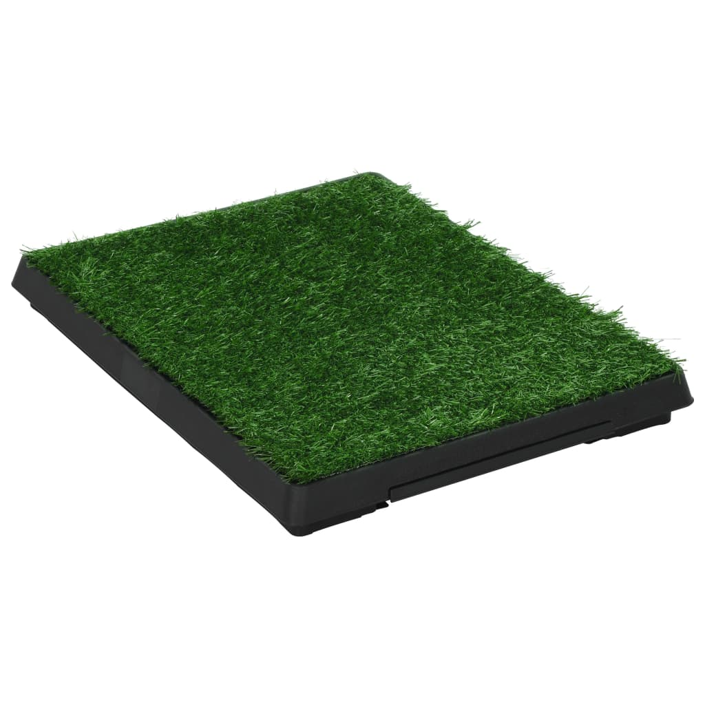 Pet Toilet with Tray & Faux Turf Green