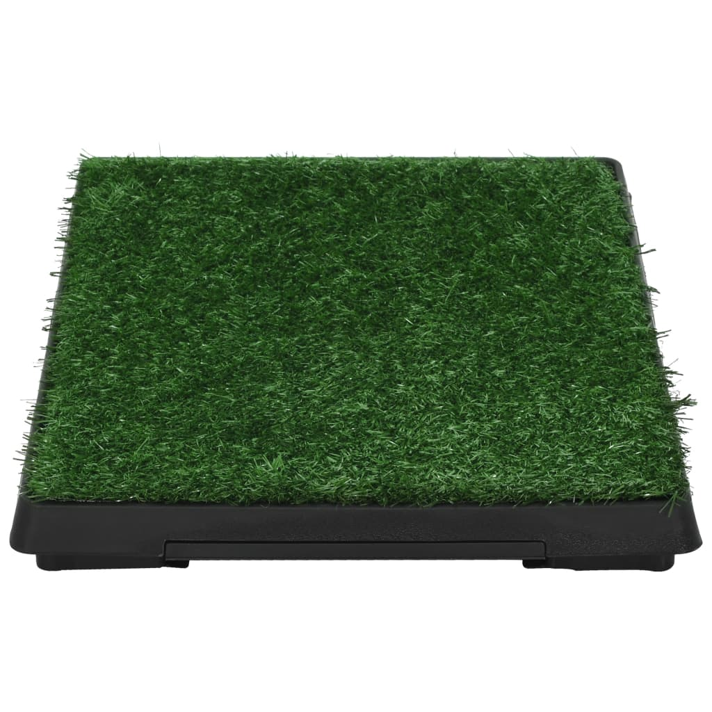Pet Toilet with Tray & Faux Turf Green