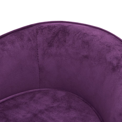 Plush Purple Dog Sofa