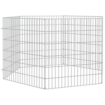 vidaXL Free Range Animal Enclosure 6-Panel 54x60 cm Galvanised Iron