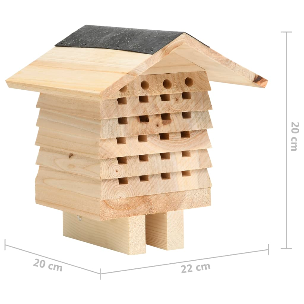 Bee Hotel Solid Fir Wood