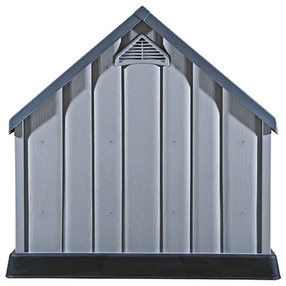 vidaXL Dog House Grey 92x87x91 cm Plastic