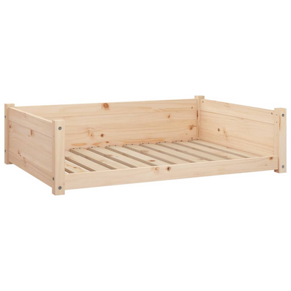 vidaXL Dog Bed 95.5x65.5x28 cm Solid Pine Wood