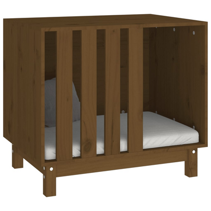 vidaXL Dog House Honey Brown 70x50x62 cm Solid Wood Pine