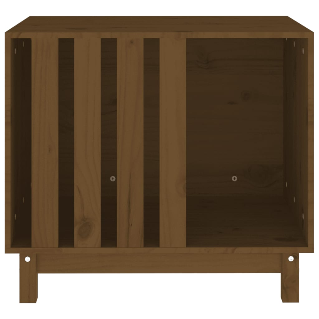 vidaXL Dog House Honey Brown 70x50x62 cm Solid Wood Pine