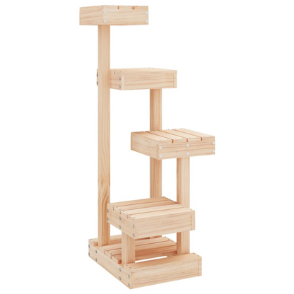 vidaXL Cat Tree 45.5x49x103 cm Solid Wood Pine