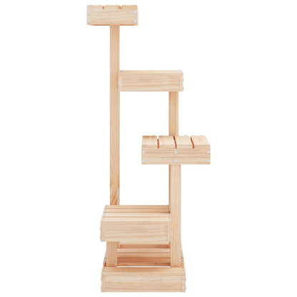 vidaXL Cat Tree 45.5x49x103 cm Solid Wood Pine