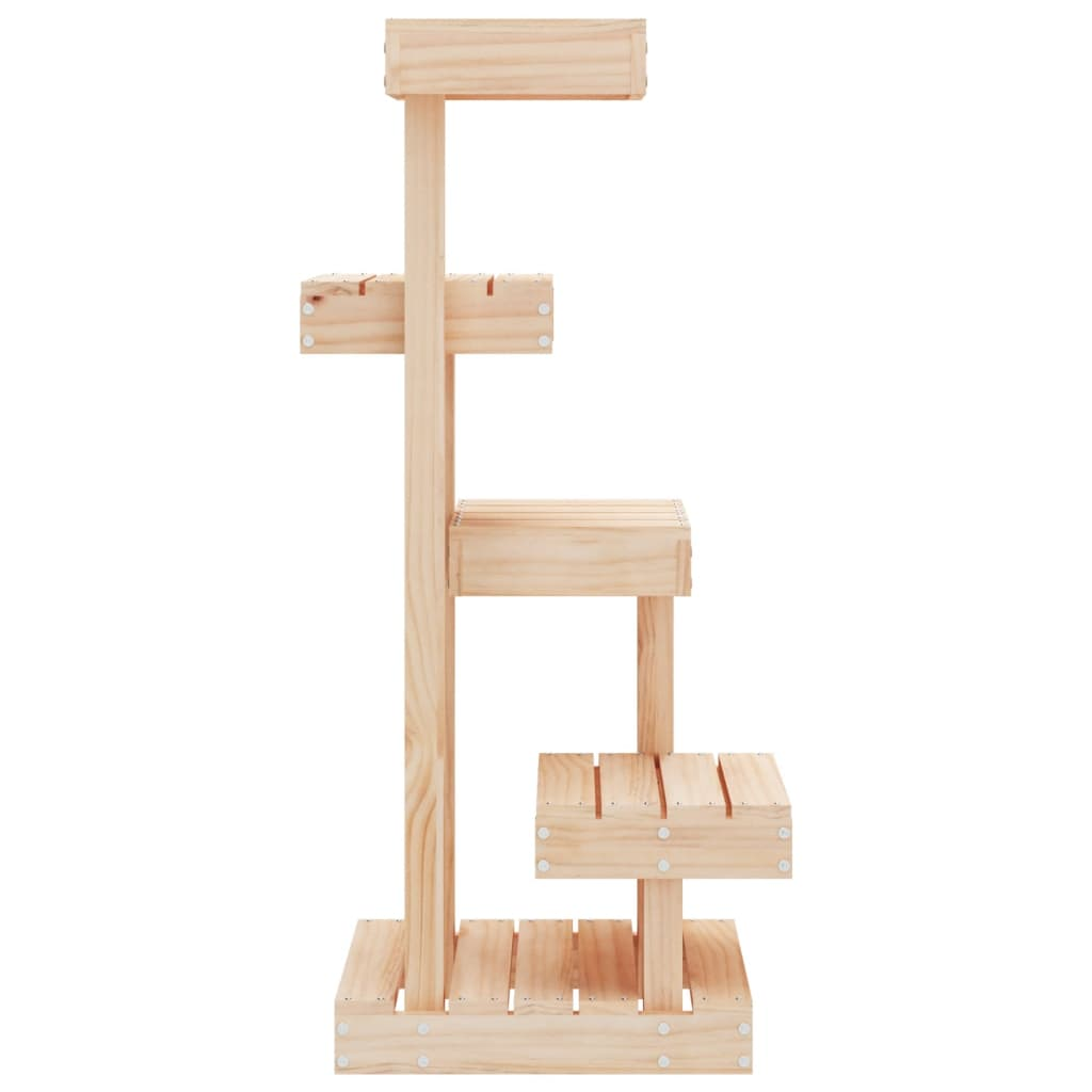 vidaXL Cat Tree 45.5x49x103 cm Solid Wood Pine