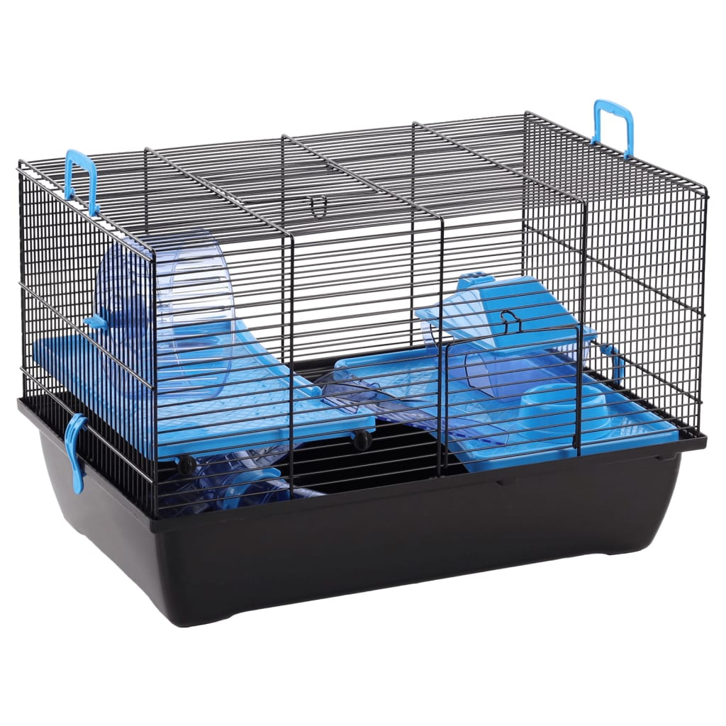 Hamster Cage - White & Blue