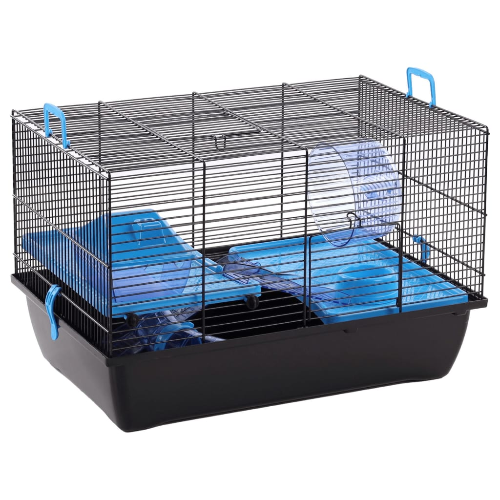 Hamster Cage - White & Blue