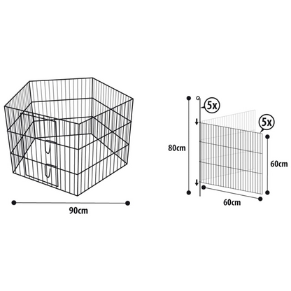Rabbit Playpen Pentagon