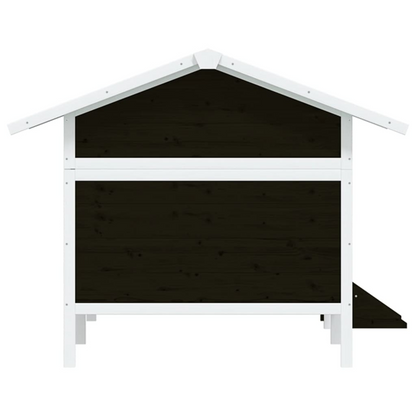 vidaXL Dog Kennel Grey 159x120x88.5 cm Solid Wood Pine