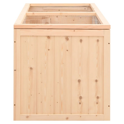 vidaXL Hamster Cage 89.5x45x45 cm Solid Wood Fir