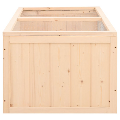 vidaXL Hamster Cage 104x52x38 cm Solid Wood Fir