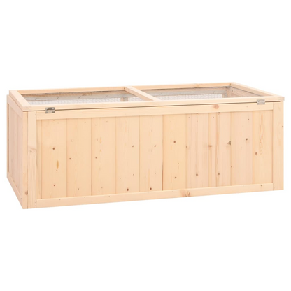 vidaXL Hamster Cage 104x52x38 cm Solid Wood Fir