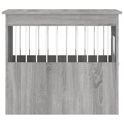 vidaXL Dog Crate Furniture Grey Sonoma