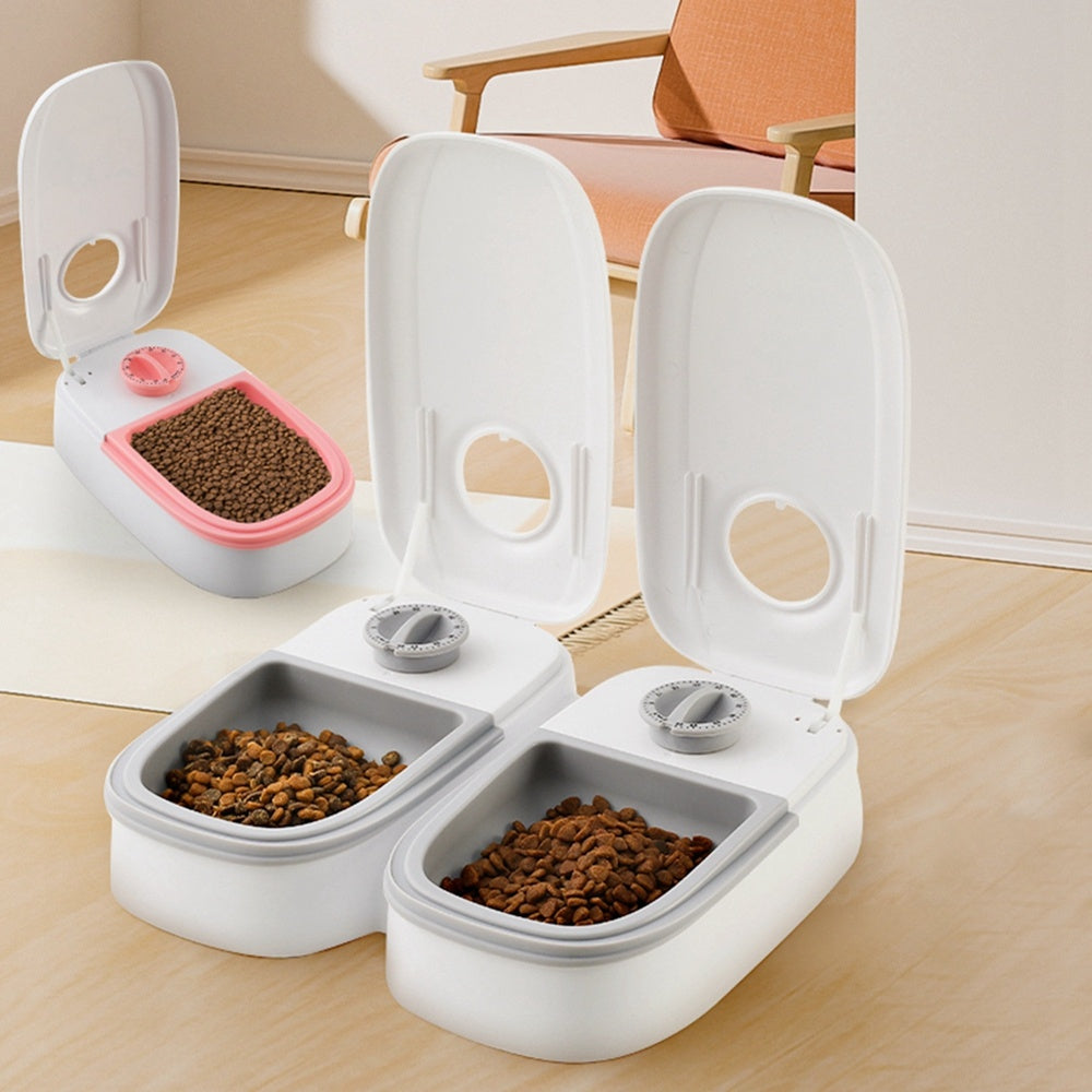 2-in-1 Gravity Food Feeder and Water Dispenser for Pets – No Electricity Required