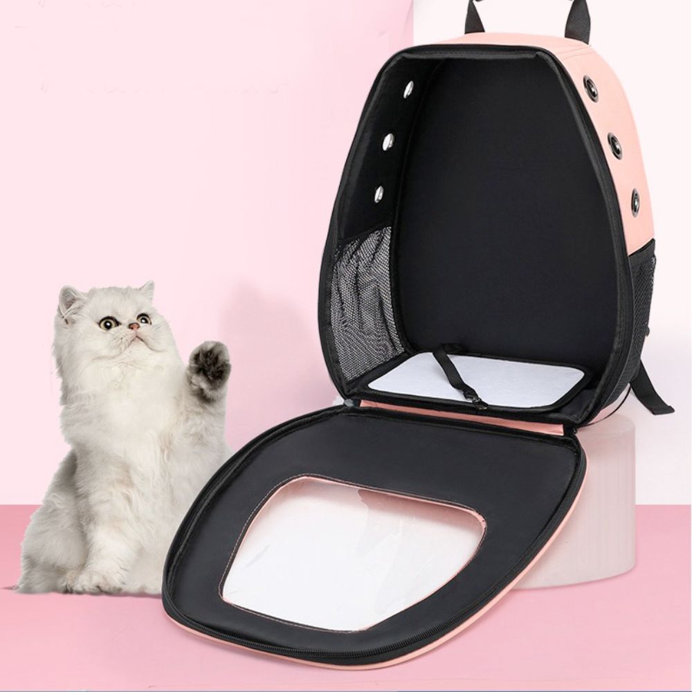 Pet Breathable Traveling Backpack – Comfortable & Spacious Carrier for Small Dogs and Cats