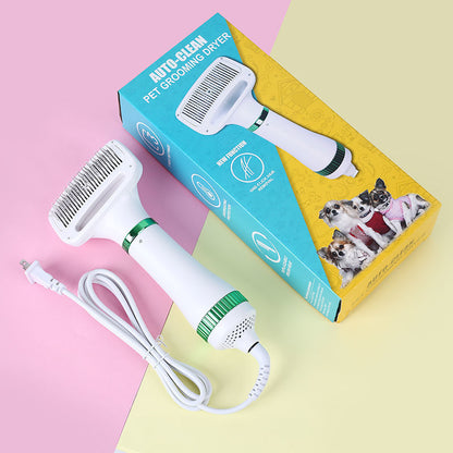 Pet Hair Dryer & Hot Air Comb – All-in-One Dog Grooming Tool