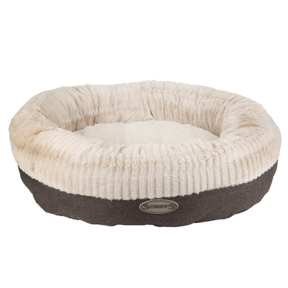 Ellen Donut Dog Bed (in Tan, Pink or Grey) by Scruffs-3