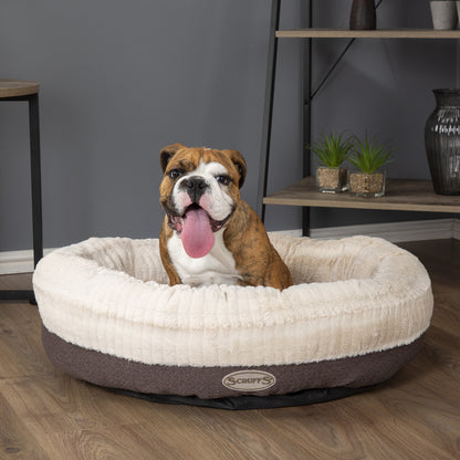 Ellen Donut Dog Bed (in Tan, Pink or Grey) by Scruffs-12