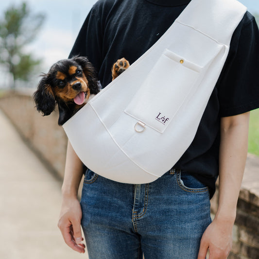 Pet Sling Carrier – Secure, Stylish & Comfortable Travel for Small Dogs and Cats (Up to 15 lbs)