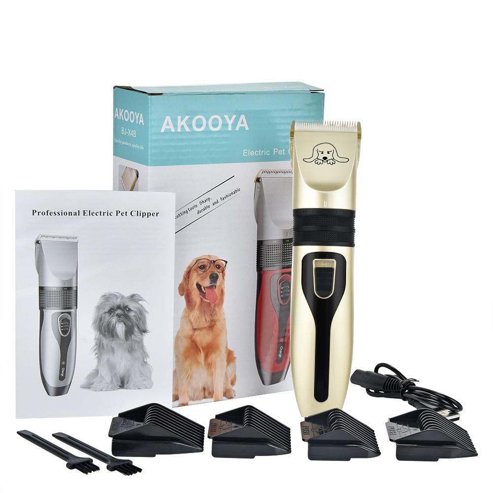 Dog Hair Trimmer Set – Professional Pet Electric Clipper with Rechargeable Battery